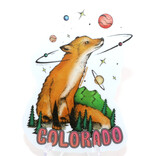 GRASSHOPPERS MERMAID STKR-OUT OF THIS WORLD FOXY PP/CO