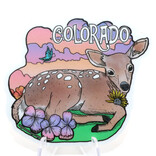 GRASSHOPPERS MERMAID STKR-FAWN FLOWERS CO