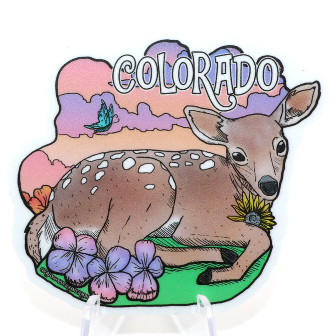 GRASSHOPPERS MERMAID STKR-FAWN FLOWERS CO