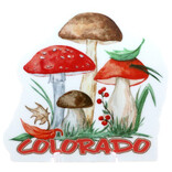 GRASSHOPPERS MERMAID STKR-MUSHROOM FAMILY CO