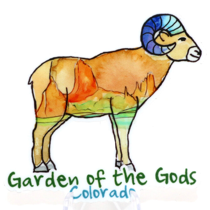 HOLLY SAGE ART STKR-GOG RAM CO