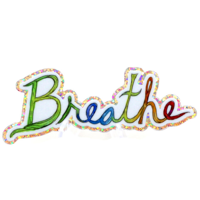 HOLLY SAGE ART STKR-BREATHE GLITTER