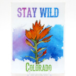 HOLLY SAGE ART *STKR-STAY WILD INDIAN PAINTBRUSH CO