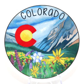 GRASSHOPPERS MERMAID *STKR-WILDFLOWER CO