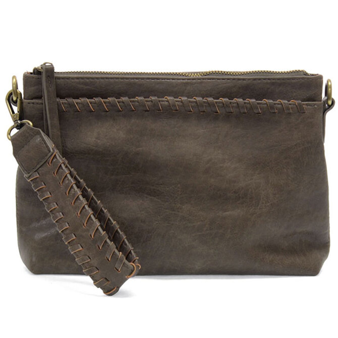 Oakleigh-Wristlet Crossbody/Taupe