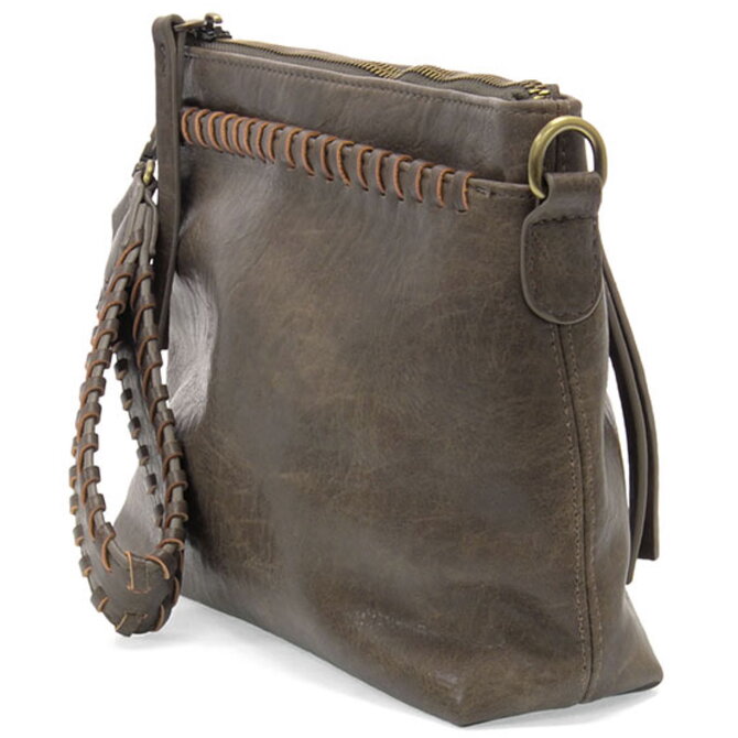 Oakleigh-Wristlet Crossbody/Taupe