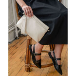 Oakleigh-Wristlet Crossbody/Cream