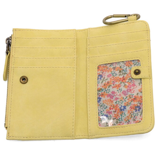 Bobbie-Wallet w/Carabiner/Pastel Yellow