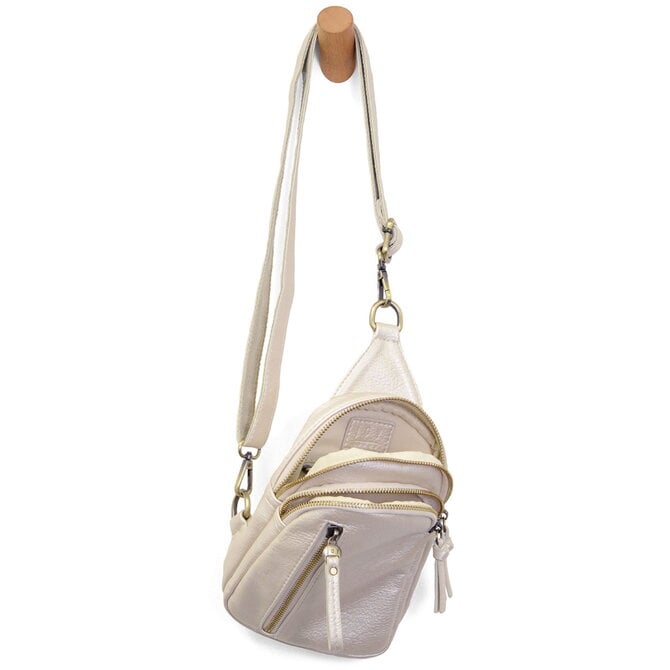 SKYLAR-SLING/METALLIC PEARL