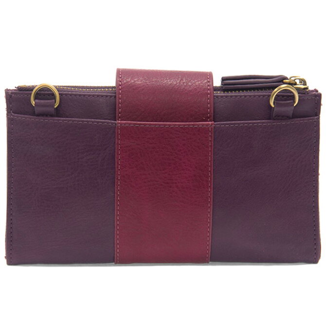Camryn-Crossbody Wallet/Purple/Mulberry