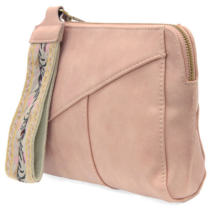 Gigi-Crossbody w/ Wrist Strap/Piggy Pink