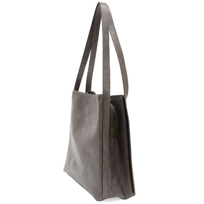 *JOANNA-TOTE/TAUPE/MED