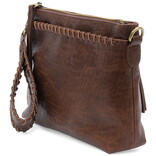 Oakleigh-Wristlet Crossbody/Saddle