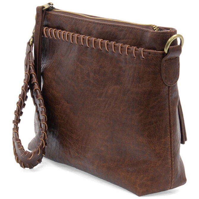Oakleigh-Wristlet Crossbody/Saddle