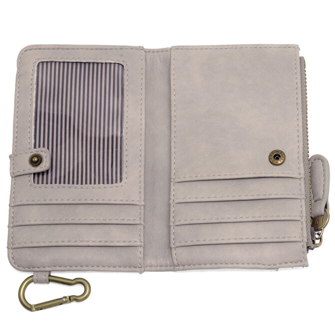 BOBBIE-WLT W/ CARABINER/GREY