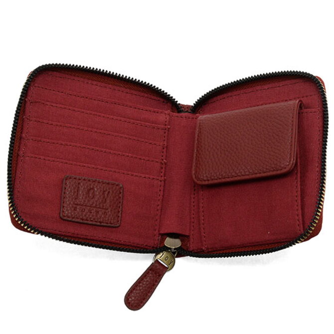 *Palmer-Zip Wallet/Ruby