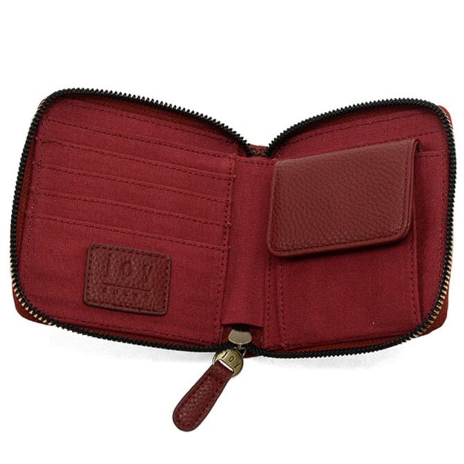 *PALMER-ZIP WLT/RUBY