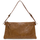Eve-Buck Tan Trapeze Shoulder