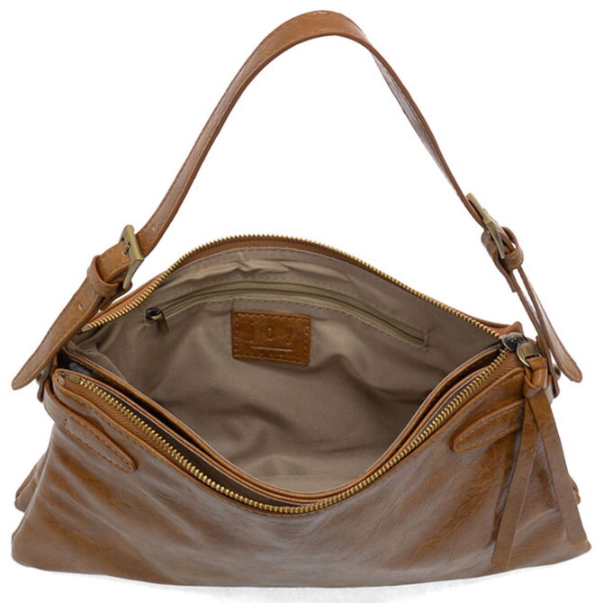 Eve-Buck Tan Trapeze Shoulder