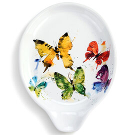 Demdaco/misc Product Spoon Rest- Flock of Butterflies