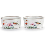 Demdaco/misc Product RAMEKINS-HUMMER/FLOWERS S/2