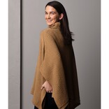 Demdaco/misc Product PONCHO-ZIG ZAG CAMEL TEXTURE