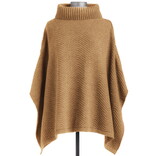 Demdaco/misc Product PONCHO-ZIG ZAG CAMEL TEXTURE