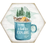 Sincere Surroundings Coaster-Lets Explore
