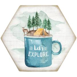 Sincere Surroundings Coaster-Lets Explore