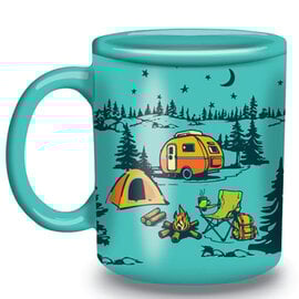 Mug-Camping Fun Green 21oz