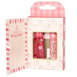 Naked Bee GIFT SET-LIP DUO STRAWBERRY