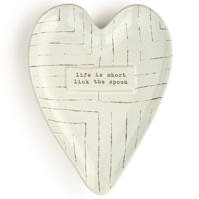 Demdaco/misc Product Spoon Rest-Heart Lick The Spoon