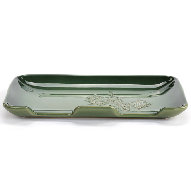 Demdaco/misc Product Spoon Rest-Double Green Floral