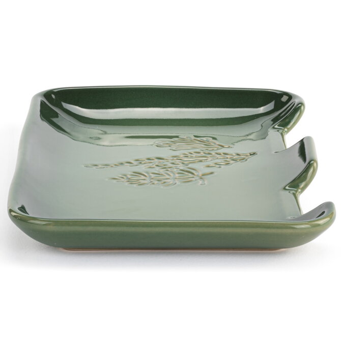 Demdaco/misc Product Spoon Rest-Double Green Floral