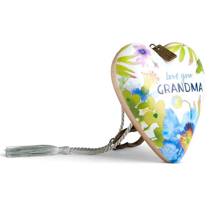 Demdaco/misc Product HEART ART-LOVE YOU GRANDMA