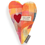 Demdaco/misc Product HEART-FABRIC/BEST LOVED GRANDMA
