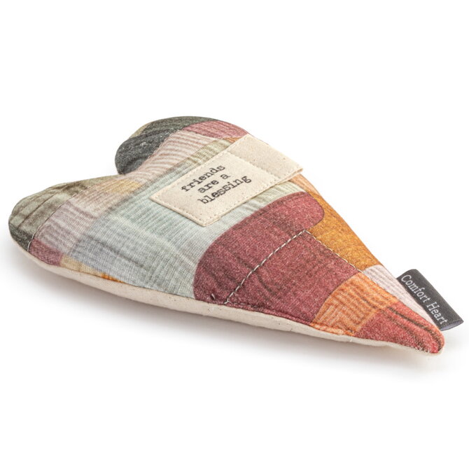 Demdaco/misc Product HEART-FABRIC/FRIENDS ARE A BLESSING