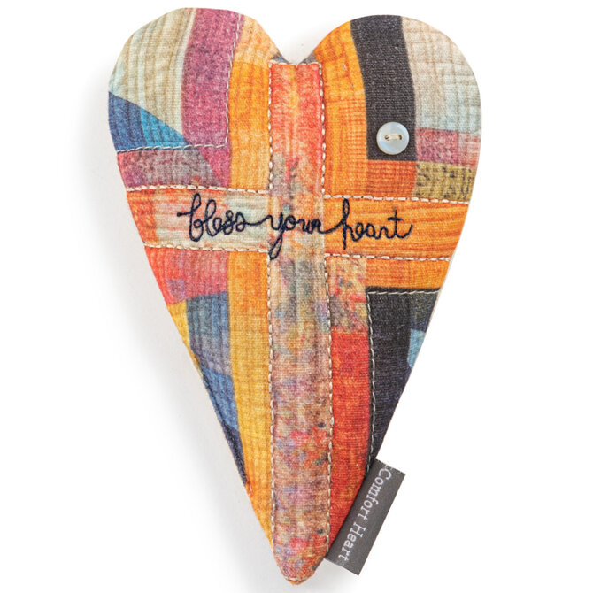 Demdaco/misc Product HEART-FABRIC/BLESS YOUR HEART