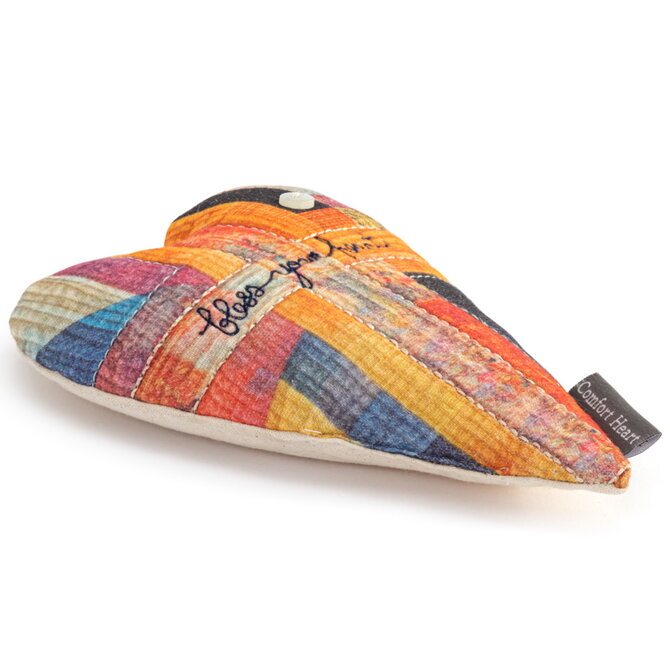 Demdaco/misc Product HEART-FABRIC/BLESS YOUR HEART