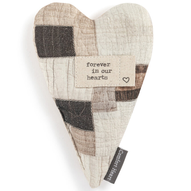 Demdaco/misc Product HEART-FABRIC/FOREVER IN OUR HEARTS