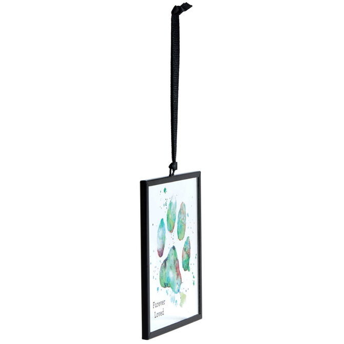 Demdaco/misc Product SUNCATCHER-PAW PRINT TEAL