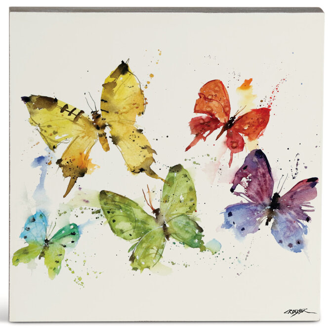 Demdaco/misc Product WALL-FLOCK OF BUTTERFLYS DC 10"