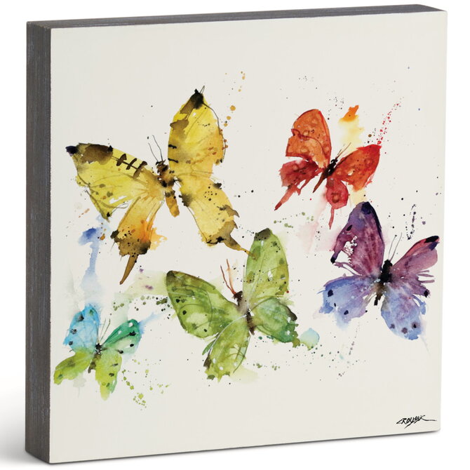 Demdaco/misc Product WALL-FLOCK OF BUTTERFLYS DC 10"