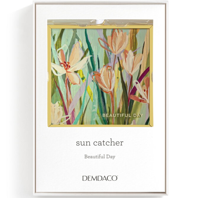 Demdaco/misc Product SUNCATCHER-BFLY/FLORAL BEAUTIFUL DAY EH