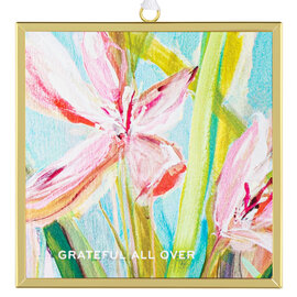Demdaco/misc Product Suncatcher-Butterfly/Floral Grateful All Over EH