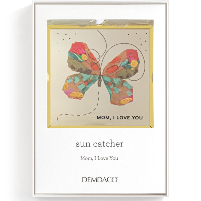 Demdaco/misc Product SUNCATCHER-BFLY/MOM, I LOVE YOU EH