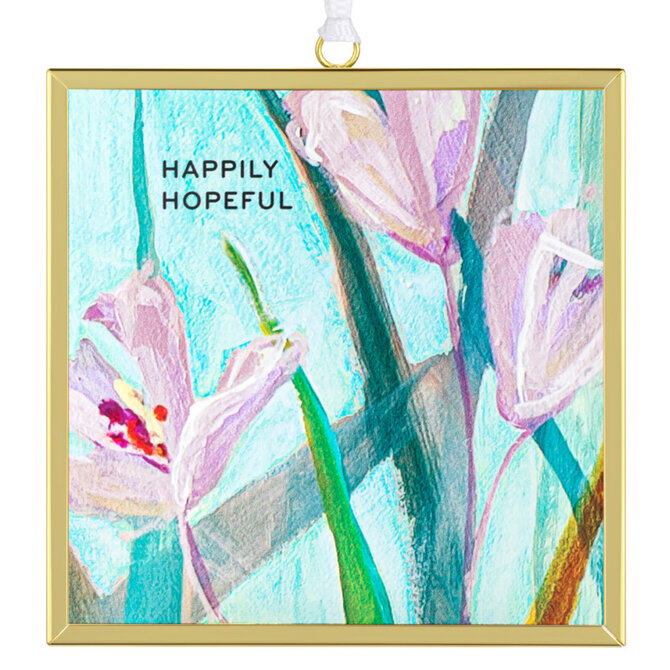 Demdaco/misc Product SUNCATCHER-BFLY/FLORAL HAPPY HOPEFUL EH