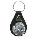 DUTCH AMERICAN IMPORT CO. Keychain-Colorado Trees Leather