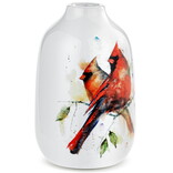 Demdaco/misc Product VASE-CARDINAL PAIR DC