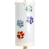 Demdaco/misc Product CHIME-PAW PRINT TEAL